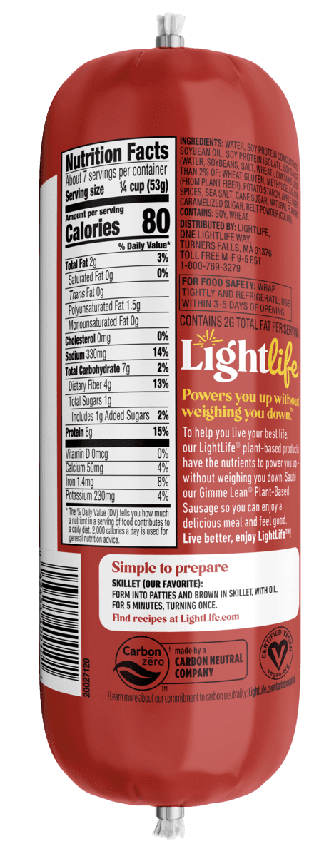 Lightlife Smart Sausages® Plant-Based Vegan Italian Sausage, 12 oz - City  Market